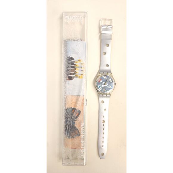 Swatch watch LENS HEAVEN GK214 1996 Standard Gents Designed by Constantin Boym - Picture 3 of 11